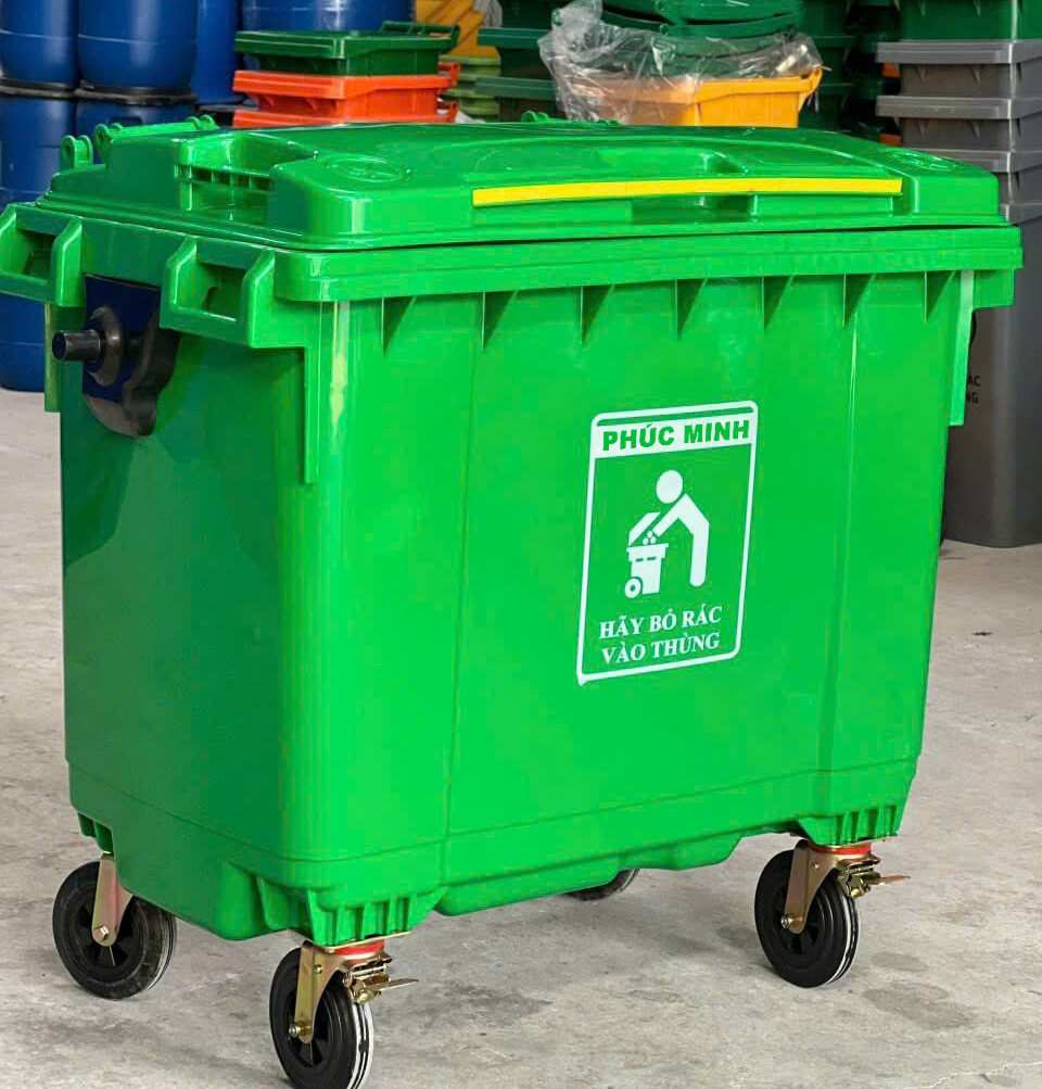 thùng rác nhựa 660 lít thùng rác nhựa 660 lít