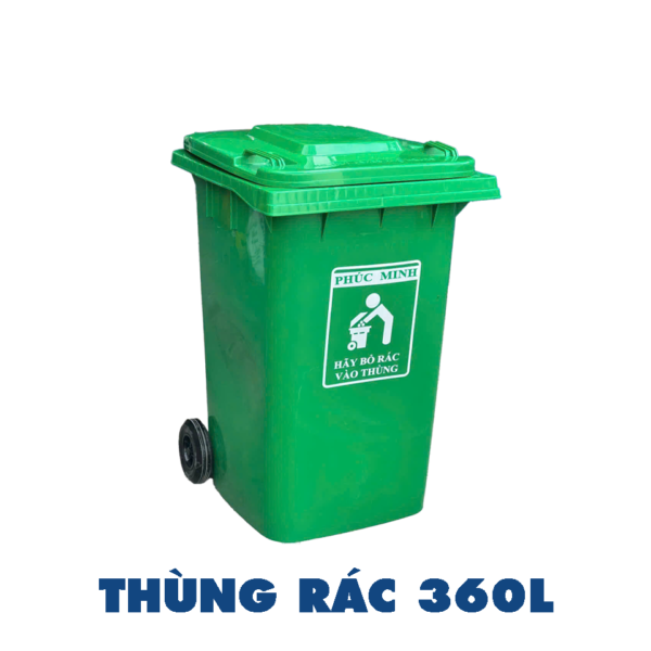 Thùng rác nhựa HDPE 360 lít