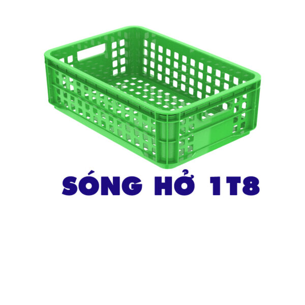 Sóng hở 1T8- Thùng nhựa hở 1T8