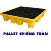 Pallet chống tràn 4 thùng phuy