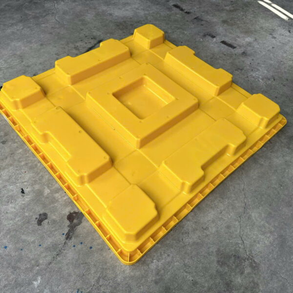 Pallet chống tràn – Pallet chống tràn 4 phuy thấp – Pallet nhựa
